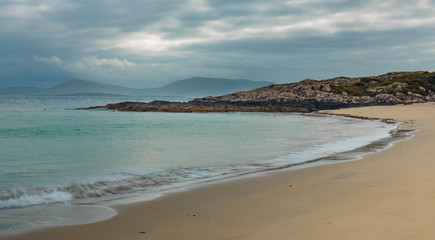Fototapeta na wymiar Derrynane beach on the Ring of Kerry, County Kerry, Ireland