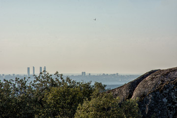 paisaje y vista de madrid