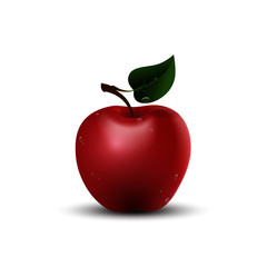 red apple