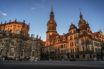 Dresden Cathedral and Castle (Saxony, Germany)
