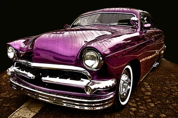 Fotobehang klassieke Amerikaanse auto © Gary
