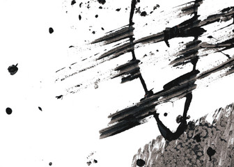 Abstract ink stain background texture for design and print