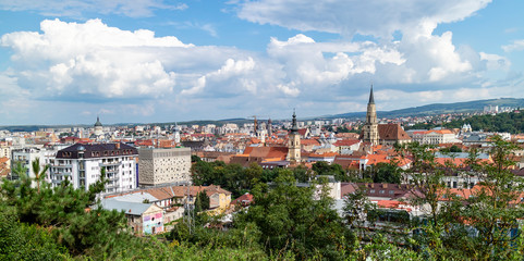 Obraz premium Cjuj Napoca Panorama