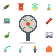 colored pressure values icon. Detailed set of colored science icons. Premium graphic design. One of the collection icons for websites, web design, mobile app