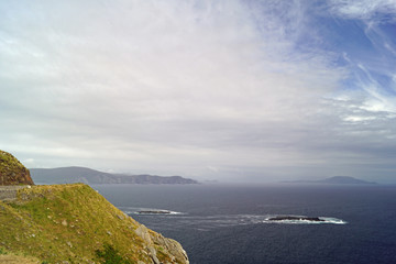 Wild Atlantic Way - clouds at Keem Beach