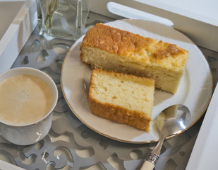 Orange sponge cake