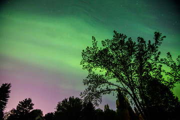 Northern Light Storm in Canada