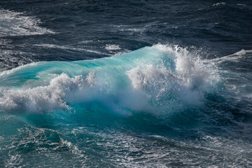 sea wave in atlantic ocean during storm - 238643782
