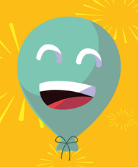 cartoon balloon icon