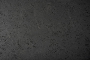 Black painted OSB plate