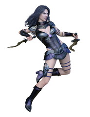 Obraz premium 戦う女戦士