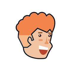 head of young man avatar character