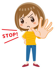 ダメ！ストップ！女性