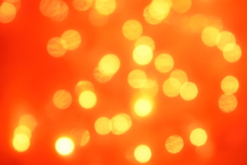 natural bokeh holiday lights background bright lights orange