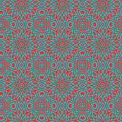 Seamless color pattern from lines of different thickness.