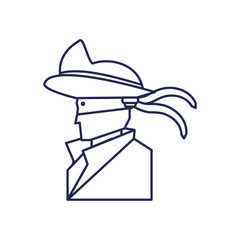 cybernetic pirate avatar icon