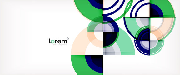 Obraz premium Modern geometric abstract background