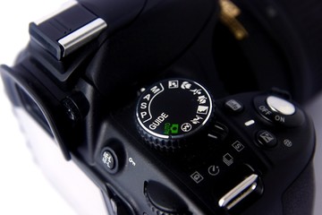 Mode dial of a DSLR camera