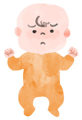 元気がない赤ちゃん
