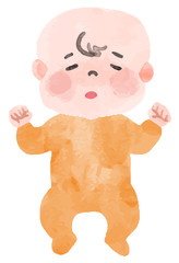 熱がある赤ちゃん
