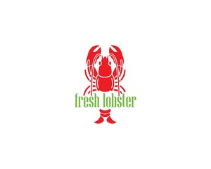 lobster illustration design template for bussines