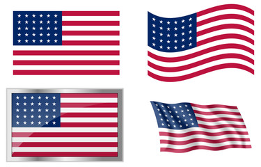 Flag of the US 30 Stars