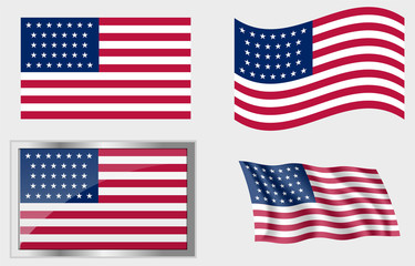 Flag of the US 32 Stars