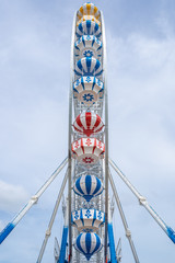 Ferris Wheel, low angle view of a big Ferris Wheel - Image.