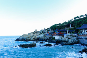 Haedong Yonggungsa Temple in Busan, South Korea.