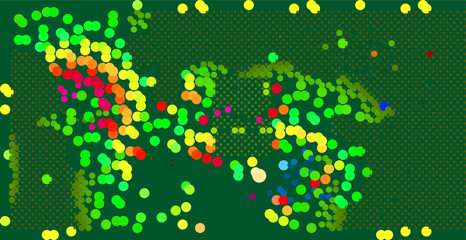 abstract vector background-Dot Graphics 