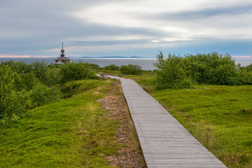 Bolshoy Zayatsky Island. Solovetsky archipelago, White sea, Russia