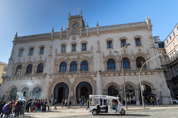 Obraz premium Architecture and streets of Lisbon, Portugal in November