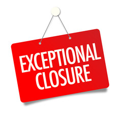 Exceptional closure