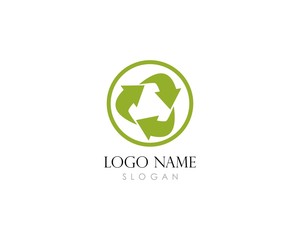  ecology recycle vector logo template
