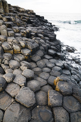 column basalt in sea
