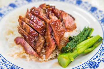 Hong Kong style roasted pork rice