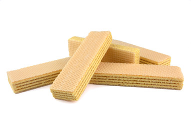 Wafers stick isolated on white background