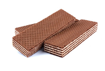 Wafers stick isolated on white background