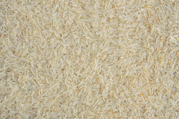 Indian basmati rice background.