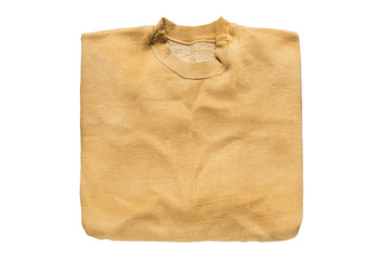 Folded sweatshirt isolated