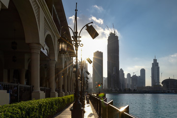 Fototapeta na wymiar Dubai-Wolkenkratzer