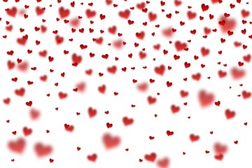 valentines day background with hearts