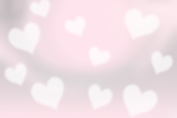sweet love hearts on light background