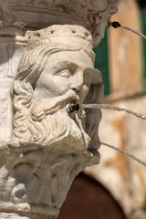Fountain in Piazza delle Erbe in Verona - Italy
