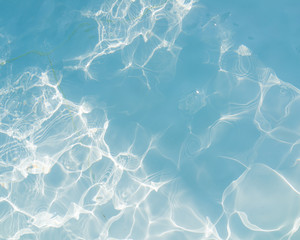 Beautiful Abstract water background, Swimming pool rippled.