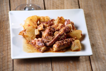 bodegón de comida y bebida