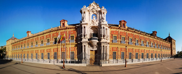 Fototapeta na wymiar San Telmo Palace of Seville