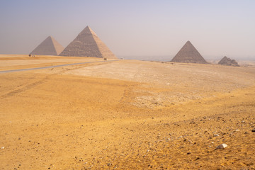Pyramids of Giza near Cairo Egypt