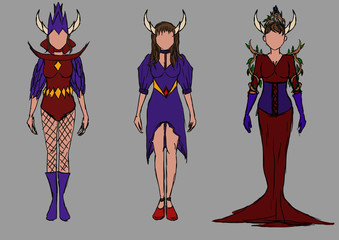 Witch costume  desing