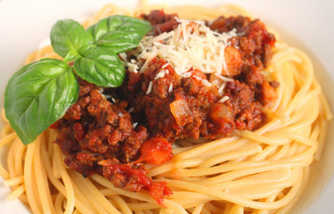 Spaghetti with bolognese sauce